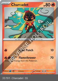 S&V - SSP - 33 - Charcadet - COMMON - Reverse Holo