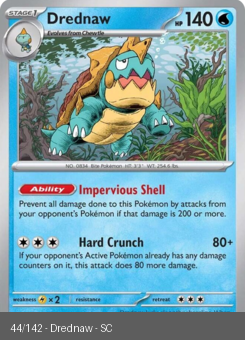 S&V - SCR - 44 - Drednaw - RARE - Holofoil