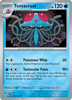 S&V - MEW (151) - 73 - Tentacruel - UNCOMMON - Normal