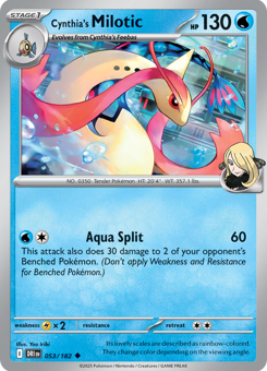 S&V - DRI - 53 - Cynthia's Milotic - UNCOMMON - Normal