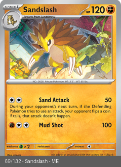Meg - MEG - 69 - Sandslash - COMMON - Normal