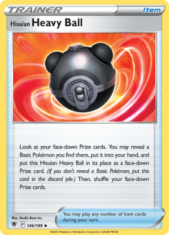 SwSh - ASR - 146 - Hisuian Heavy Ball - UNCOMMON - Normal
