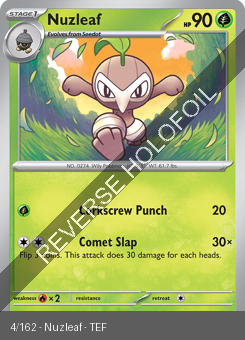 S&V - TEF - 4 - Nuzleaf - COMMON - Reverse Holo
