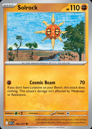 Meg - ASC - 106 - Solrock - UNCOMMON - Normal