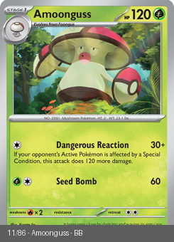 S&V - BLK - 11 - Amoonguss - UNCOMMON - Normal