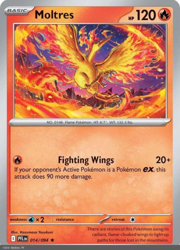 Meg - PFL - 14 - Moltres - RARE - Holofoil
