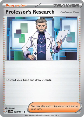 S&V - PAF - 88 - Professor's Research - RARE - Holofoil