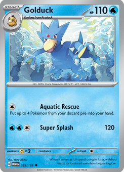 S&V - MEW (151) - 55 - Golduck - UNCOMMON - Normal