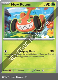 S&V - SCR - 8 - Mow Rotom - COMMON - Reverse Holo