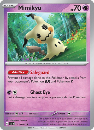 S&V - PAF - 37 - Mimikyu - RARE - Holofoil
