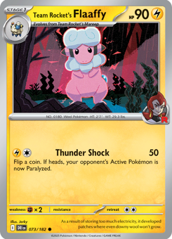 S&V - DRI - 73 - Team Rocket's Flaaffy - COMMON - Normal