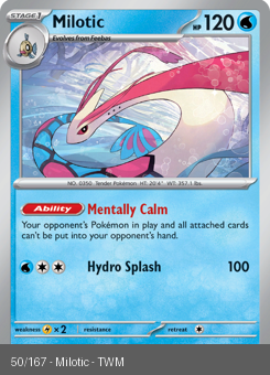 S&V - TWM - 50 - Milotic - UNCOMMON - Normal