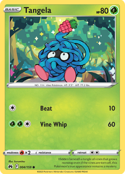 SwSh - CRZ - 4 - Tangela - COMMON - Normal