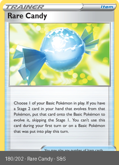 SwSh - SSH - 180 - Rare Candy - UNCOMMON - Normal