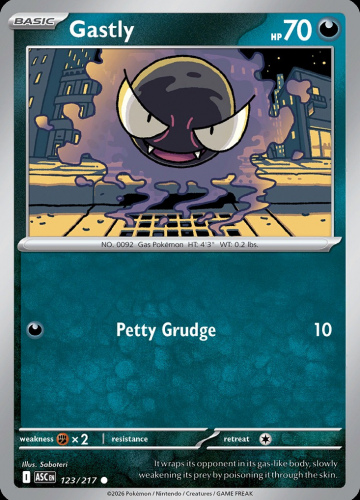 Meg - ASC - 123 - Gastly - COMMON - Normal
