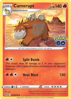 SwSh - PGO - 014 - Camerupt - UNCOMMON - Normal