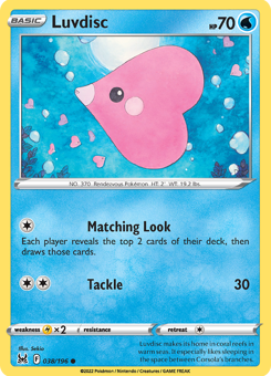 SwSh - LOR - 038 - Luvdisc - COMMON - Normal