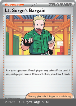 Meg - MEG - 120 - Lt. Surge's Bargain - UNCOMMON - Normal