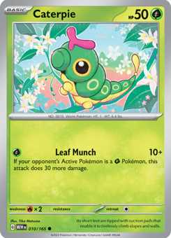 S&V - MEW (151) - 10 - Caterpie - COMMON - Normal