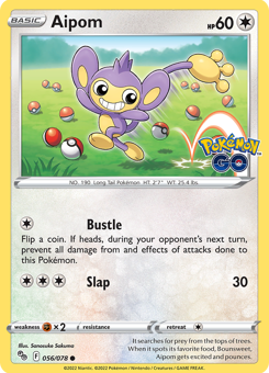 SwSh - PGO - 056 - Aipom - COMMON - Normal