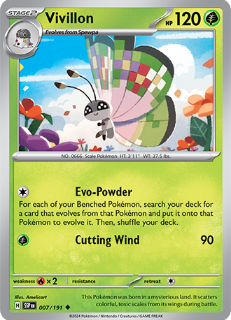 S&V - SSP - 7 - Vivillon - UNCOMMON - Normal