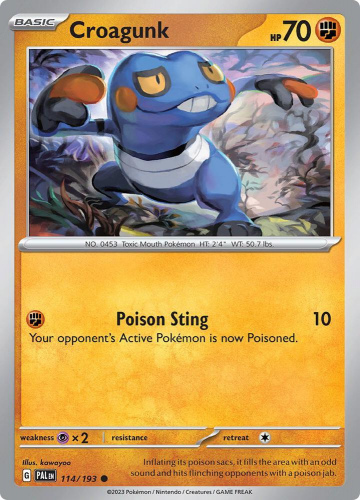 S&V - PAL - 114 - Croagunk - COMMON - Normal