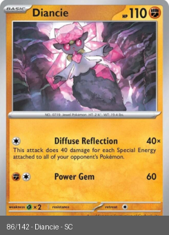 S&V - SCR - 86 - Diancie - UNCOMMON - Normal
