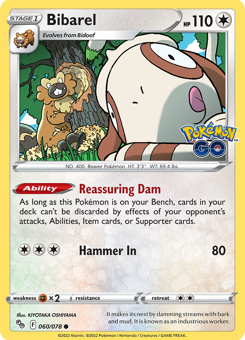 SwSh - PGO - 060 - Bibarel - COMMON - Normal
