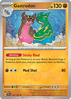 S&V - SSP - 107 - Gastrodon - RARE - Holofoil