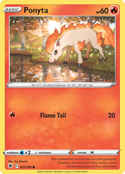 SwSh - ASR - 21 - Ponyta - COMMON - Normal
