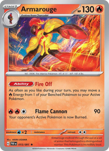 S&V - PAF - 15 - Armarouge - RARE - Holofoil