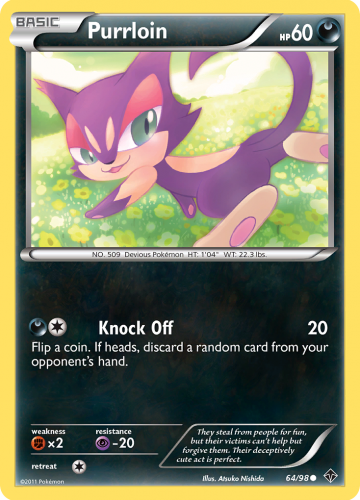 B&W - EPO - 064 - Purrloin - COMMON - Normal