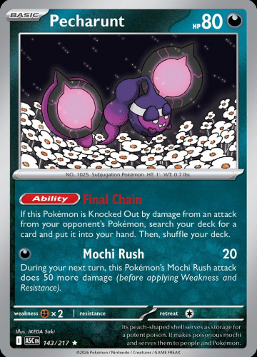 MEG ASC: Pecharunt 143/217