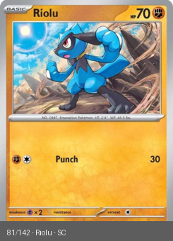 S&V - SCR - 81 - Riolu - COMMON - Normal