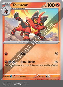 S&V - TEF - 33 - Torracat - COMMON - Reverse Holo