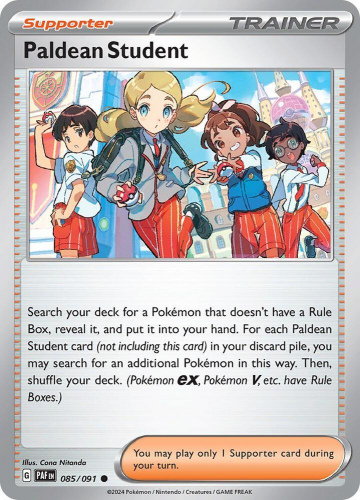 S&V - PAF - 85 - Paldean Student - COMMON - Normal