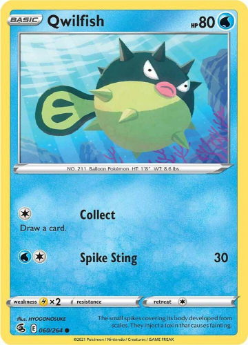 SwSh - FST - 060 - Qwilfish - COMMON - Normal