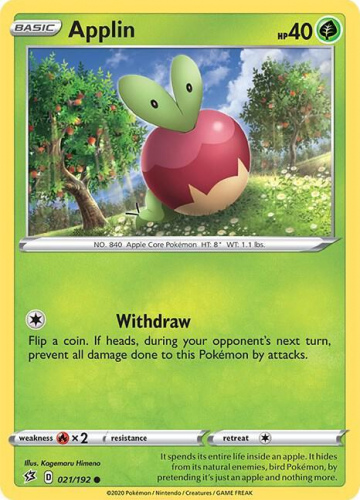 SwSh - RCL - 021 - Applin - COMMON - Normal