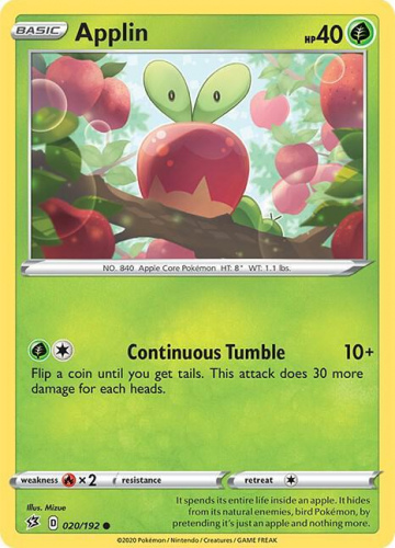SwSh - RCL - 020 - Applin - COMMON - Normal