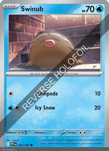 Meg - PFL - 23 - Swinub - COMMON - Reverse Holo