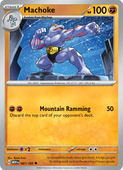 S&V - MEW (151) - 67 - Machoke - UNCOMMON - Normal