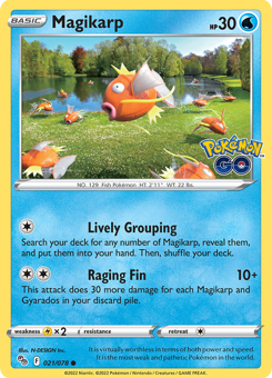 SwSh - PGO - 021 - Magikarp - COMMON - Normal
