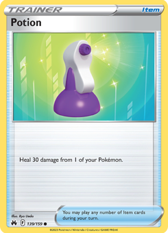 SwSh - CRZ - 139 - Potion - COMMON - Normal