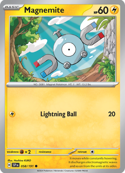 S&V - SSP - 58 - Magnemite - COMMON - Normal