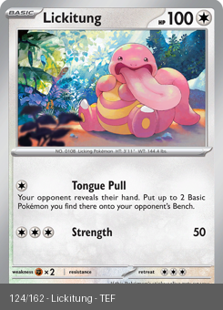 S&V - TEF - 124 - Lickitung - COMMON - Normal