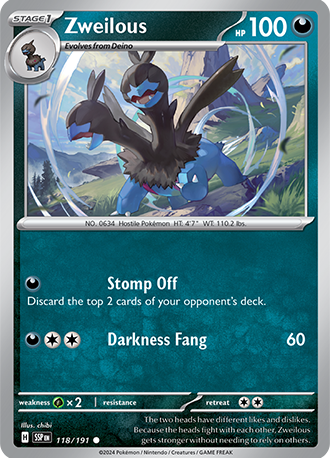 S&V - SSP - 118 - Zweilous - COMMON - Reverse Holo