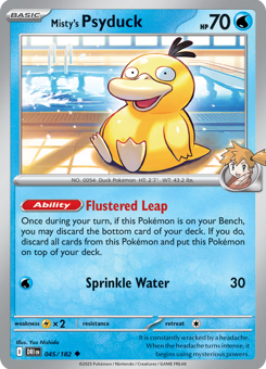 S&V - DRI - 45 - Misty's Psyduck - UNCOMMON - Normal