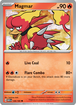 S&V - MEW (151) - 126 - Magmar - COMMON - Normal