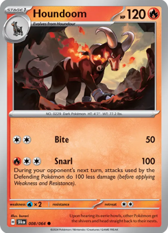 S&V - SFA - 8 - Houndoom - COMMON - Normal