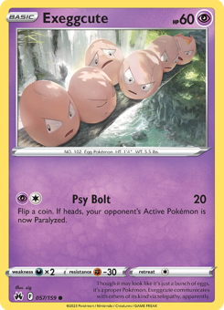 SwSh - CRZ - 57 - Exeggcute - COMMON - Normal